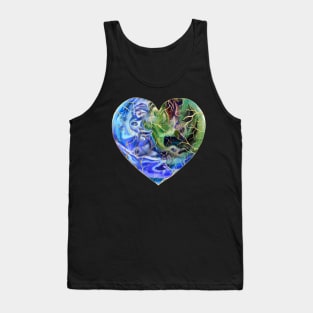 Caring Kintsugi Earth Heart Tank Top